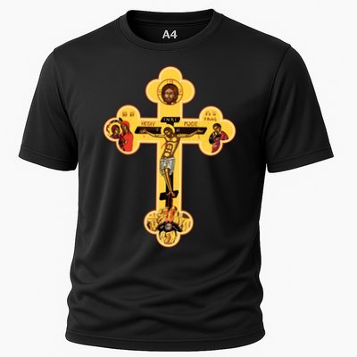 Greek Orthodox Jesus Christ Cross Icon Performance Shirt