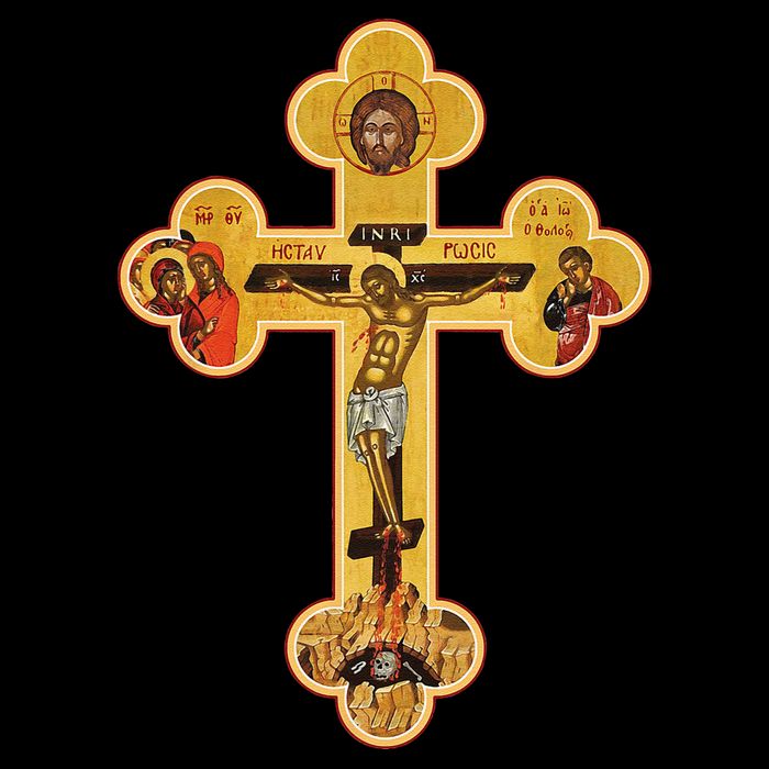 Greek Orthodox Jesus Christ Cross Icon Cooling Performance Crew T-Shirt