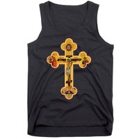 Greek Orthodox Jesus Christ Cross Icon Tank Top