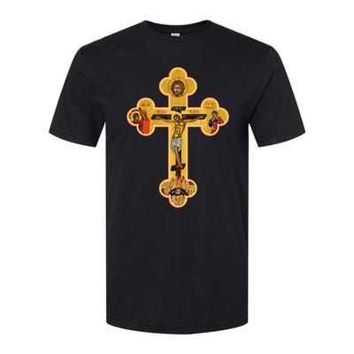 Greek Orthodox Jesus Christ Cross Icon Softstyle CVC T-Shirt