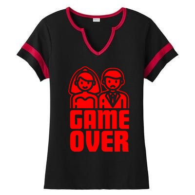 Game Over Jga Ladies Halftime Notch Neck Tee