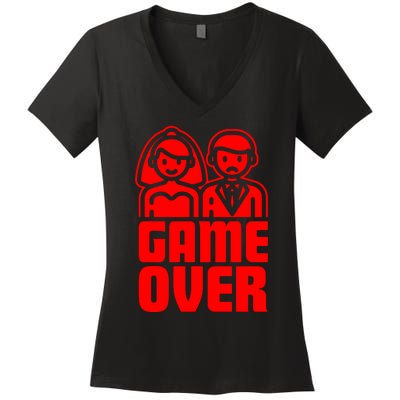 Game Over Jga Women's V-Neck T-Shirt