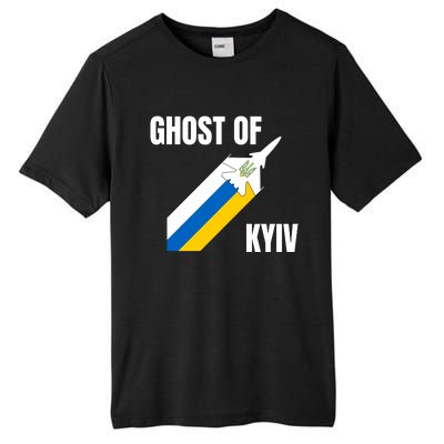 Ghost Of Kyiv Ukraine Fighter Pilot Legend Tall Fusion ChromaSoft Performance T-Shirt