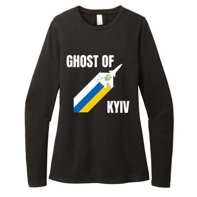 Ghost Of Kyiv Ukraine Fighter Pilot Legend Womens CVC Long Sleeve Shirt