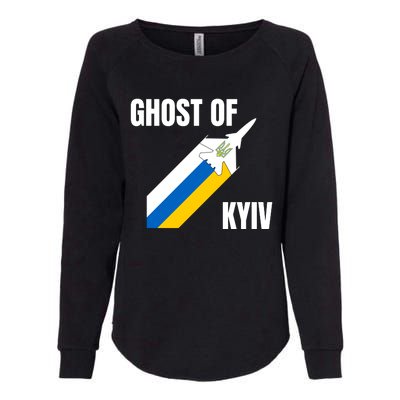 Ghost Of Kyiv Ukraine Fighter Pilot Legend Womens California Wash Sweatshirt