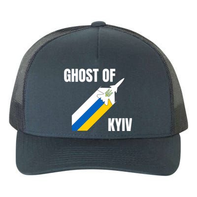 Ghost Of Kyiv Ukraine Fighter Pilot Legend Yupoong Adult 5-Panel Trucker Hat