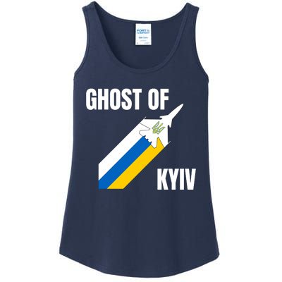 Ghost Of Kyiv Ukraine Fighter Pilot Legend Ladies Essential Tank