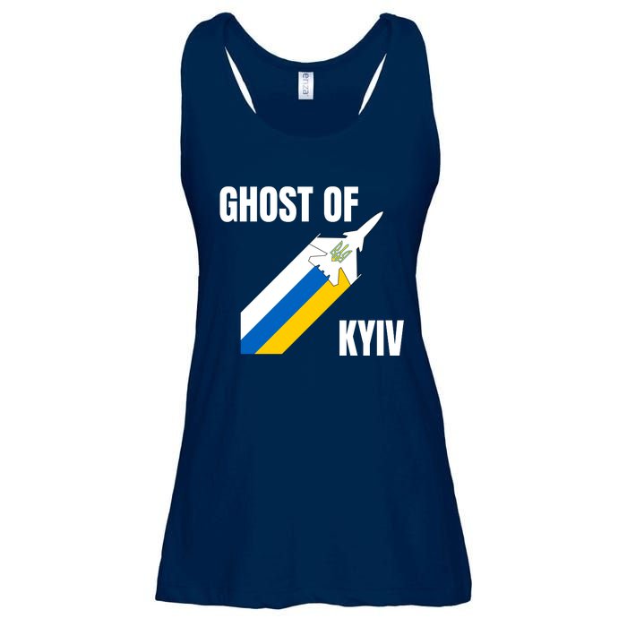 Ghost Of Kyiv Ukraine Fighter Pilot Legend Ladies Essential Flowy Tank