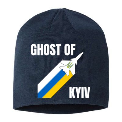 Ghost Of Kyiv Ukraine Fighter Pilot Legend Sustainable Beanie