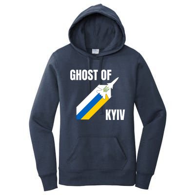 Ghost Of Kyiv Ukraine Fighter Pilot Legend Women's Pullover Hoodie