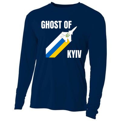 Ghost Of Kyiv Ukraine Fighter Pilot Legend Cooling Performance Long Sleeve Crew