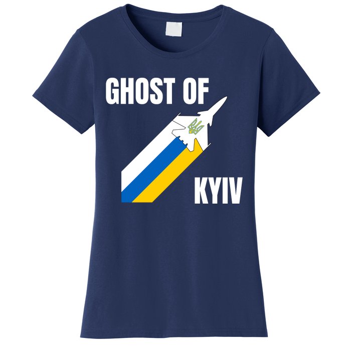 Ghost Of Kyiv Ukraine Fighter Pilot Legend Women's T-Shirt