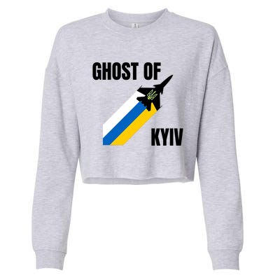 Ghost Of Kyiv Ukraine Fighter Pilot Legend Cropped Pullover Crew