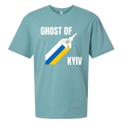 Ghost Of Kyiv Ukraine Fighter Pilot Legend Sueded Cloud Jersey T-Shirt