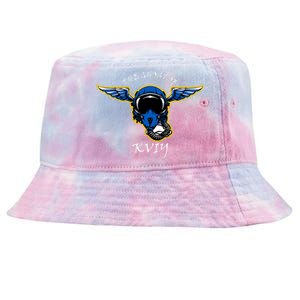 Ghost Of Kyiv Ukraine Fighter Pilot Mask Legend Tie-Dyed Bucket Hat