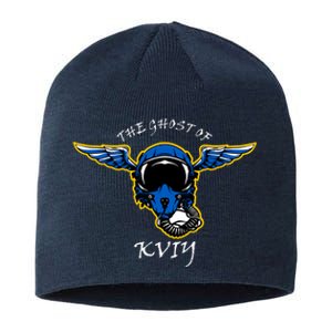 Ghost Of Kyiv Ukraine Fighter Pilot Mask Legend Sustainable Beanie