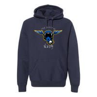 Ghost Of Kyiv Ukraine Fighter Pilot Mask Legend Premium Hoodie