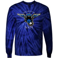 Ghost Of Kyiv Ukraine Fighter Pilot Mask Legend Tie-Dye Long Sleeve Shirt