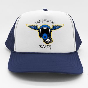 Ghost Of Kyiv Ukraine Fighter Pilot Mask Legend Trucker Hat