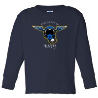 Ghost Of Kyiv Ukraine Fighter Pilot Mask Legend Toddler Long Sleeve Shirt