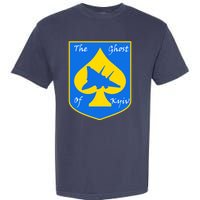 Ghost Of Kyiv Ukraine Fighter Pilot Legend Emblem Garment-Dyed Heavyweight T-Shirt