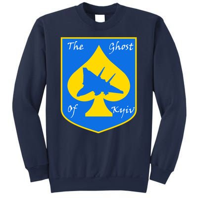 Ghost Of Kyiv Ukraine Fighter Pilot Legend Emblem Sweatshirt