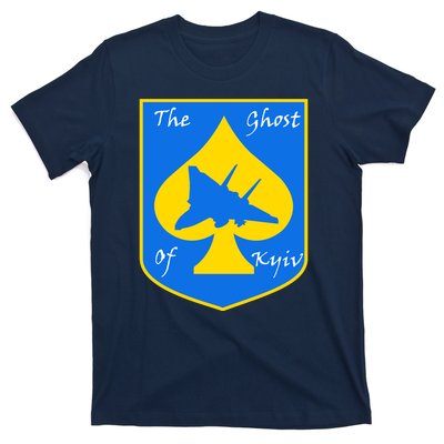 Ghost Of Kyiv Ukraine Fighter Pilot Legend Emblem T-Shirt