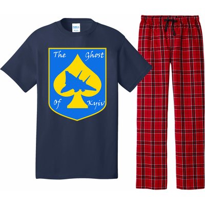 Ghost Of Kyiv Ukraine Fighter Pilot Legend Emblem Pajama Set