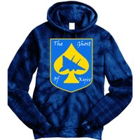 Ghost Of Kyiv Ukraine Fighter Pilot Legend Emblem Tie Dye Hoodie