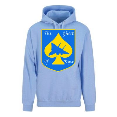 Ghost Of Kyiv Ukraine Fighter Pilot Legend Emblem Unisex Surf Hoodie