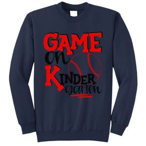 Game On Kindergarten Funny Baseball Back To School Sweatshirt