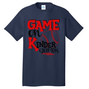 Game On Kindergarten Funny Baseball Back To School Tall T-Shirt