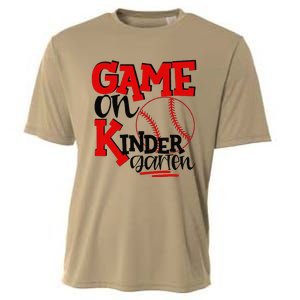 Game On Kindergarten Funny Baseball Back To School Cooling Performance Crew T-Shirt