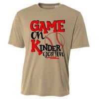 Game On Kindergarten Funny Baseball Back To School Cooling Performance Crew T-Shirt