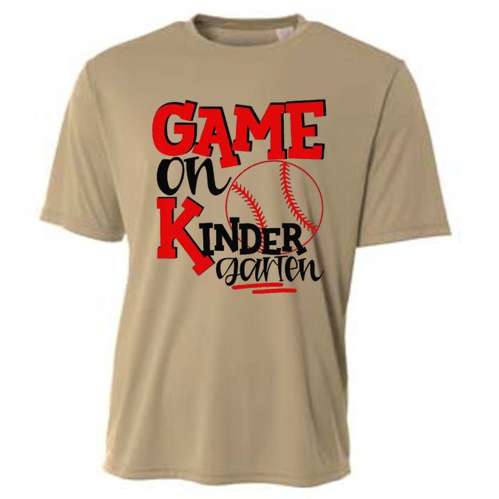 Game On Kindergarten Funny Baseball Back To School Cooling Performance Crew T-Shirt