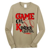 Game On Kindergarten Funny Baseball Back To School Long Sleeve Shirt