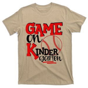 Game On Kindergarten Funny Baseball Back To School T-Shirt