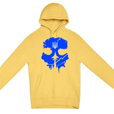 Ghost Of Kyiv Ukraine Premium Pullover Hoodie