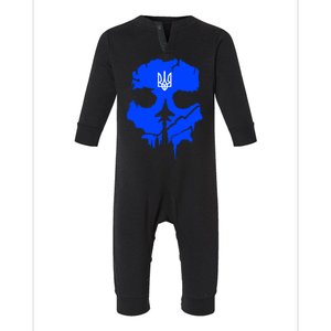 Ghost Of Kyiv Ukraine Infant Fleece One Piece