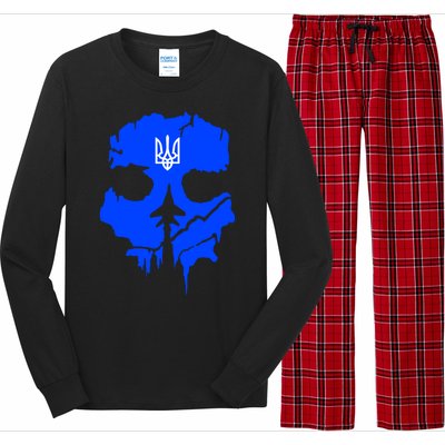 Ghost Of Kyiv Ukraine Long Sleeve Pajama Set