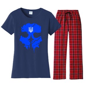 Ghost Of Kyiv Ukraine Women's Flannel Pajama Set