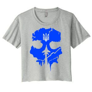 Ghost Of Kyiv Ukraine Women's Crop Top Tee