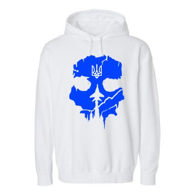 Ghost Of Kyiv Ukraine Garment-Dyed Fleece Hoodie