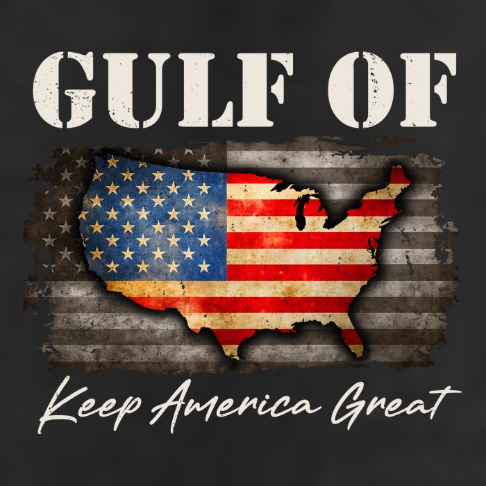 Gulf Of Keep America Great 7 Panel Mesh Trucker Snapback Hat