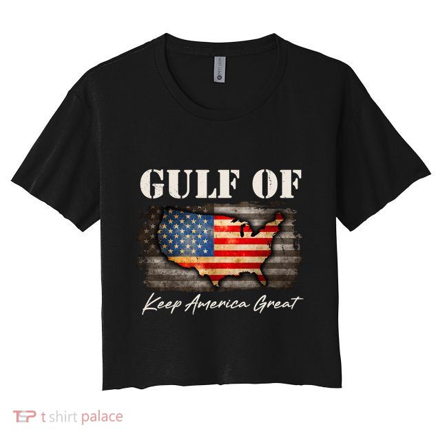 Gulf Of Keep America Great Crop Top