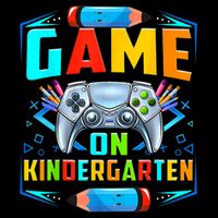 Game On Kindergarten Funny Back To School Video Games Boy Cooling Performance Crew T-Shirt