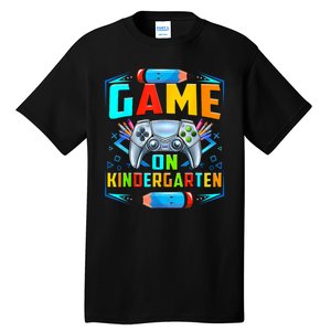 Game On Kindergarten Funny Back To School Video Games Boy Tall T-Shirt