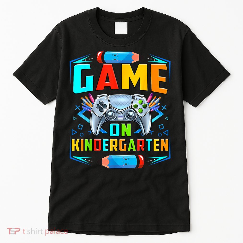 Game On Kindergarten Funny Back To School Video Games Boy Tall T-Shirt