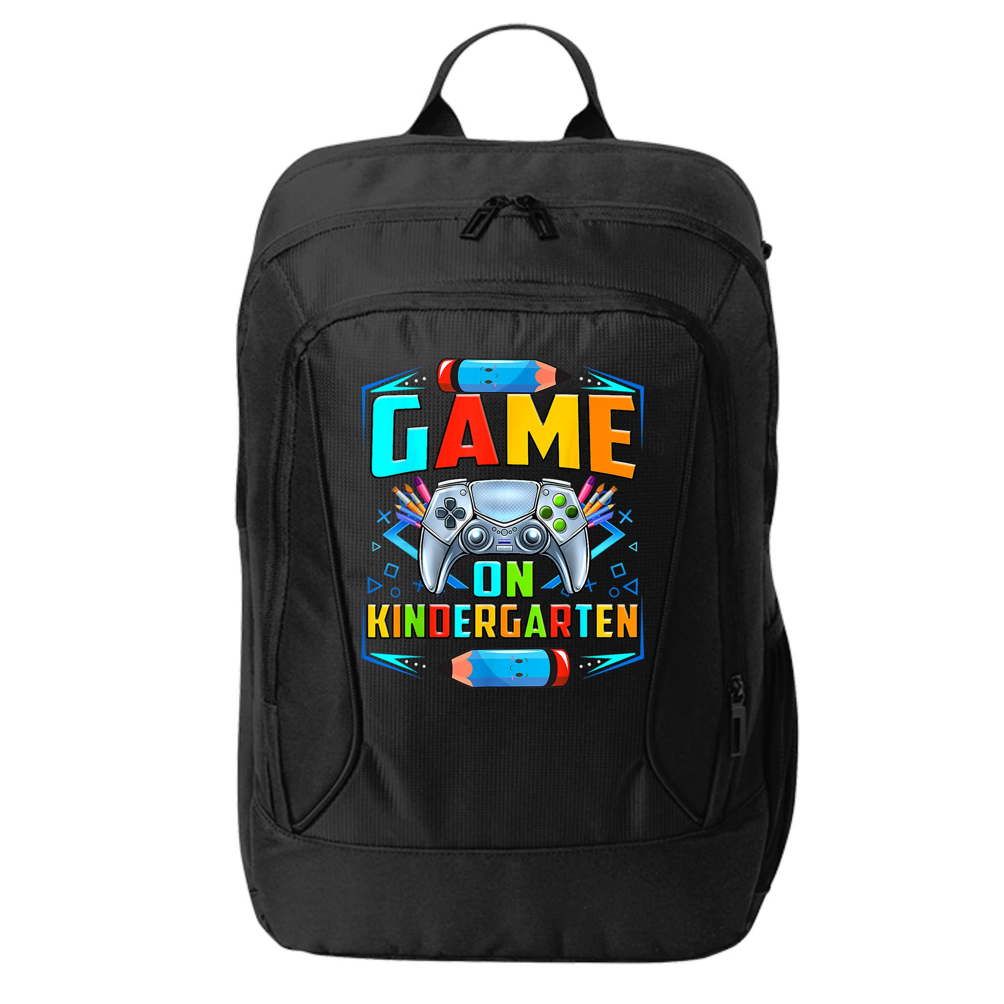 Game On Kindergarten Funny Back To School Video Games Boy City Backpack