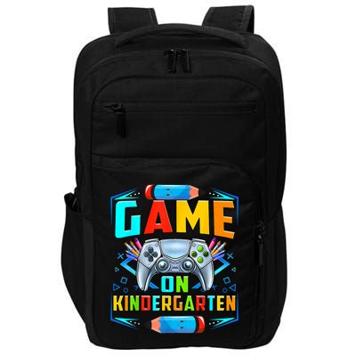 Game On Kindergarten Funny Back To School Video Games Boy Impact Tech Backpack